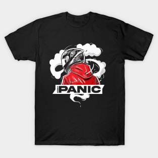 Motocycle rider don't panic T-Shirt